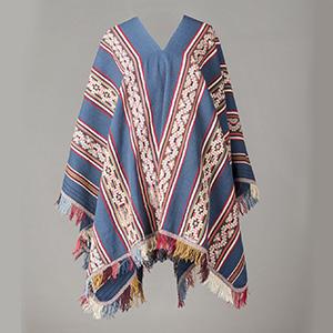 Poncho Azul Tradicional